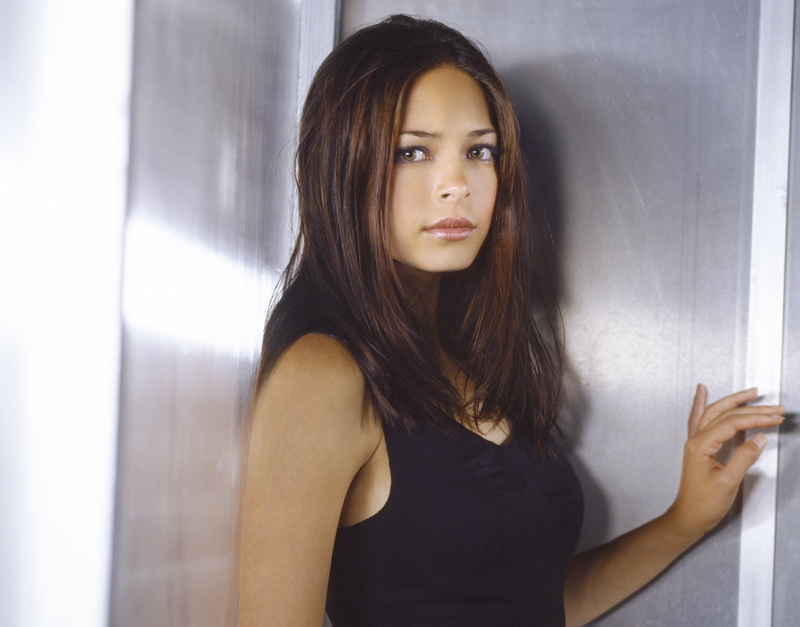 black, 2K, Lana Lang, Smallville, Kristin Kreuk, tank, top, s, women