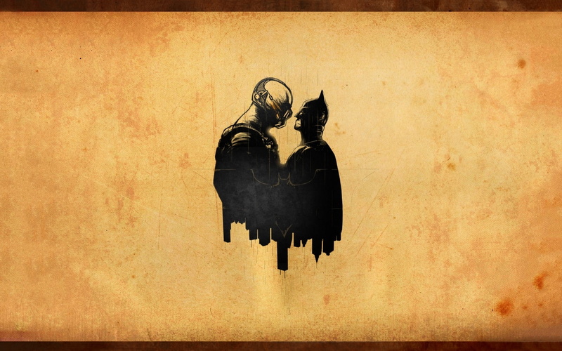 brown, Batman The Dark Knight Rises, rises, dark, dc, art, Bane, knight, artwork, 720P, DC comics, Batman, hd, brown background, background, comics