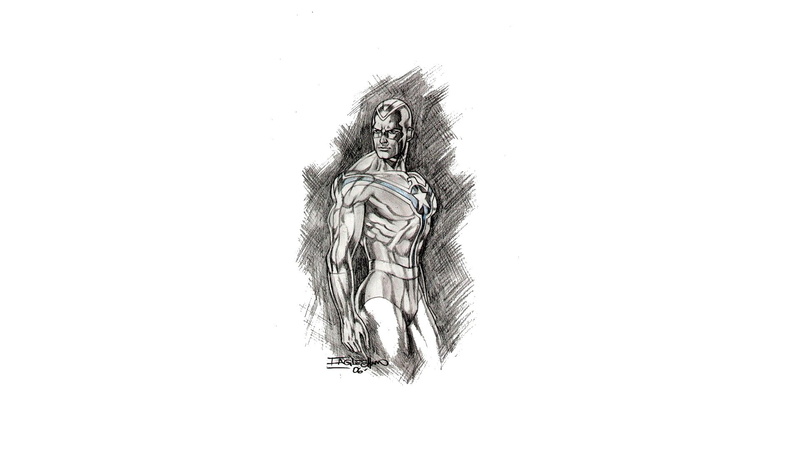 Justice Society of America, 1080P, Comics, Commander Steel