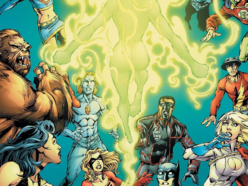 Green Lantern, Batman, Flash, Mister Terrific, Supergirl, Donna Troy, Gorilla Grodd, Comics, 720P, Justice League, Power Girl, Jay Garrick
