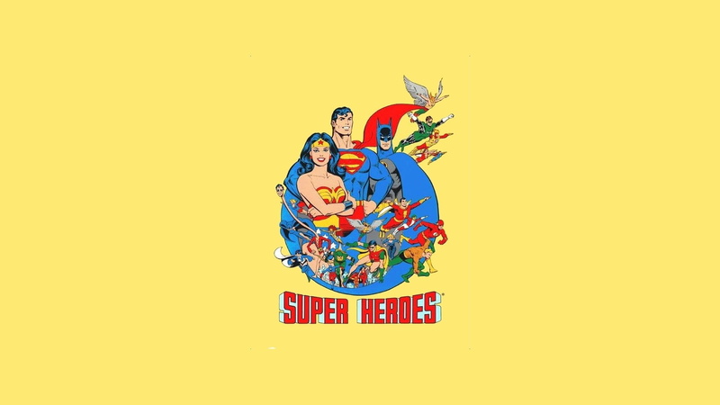Flash, Hawkman, Plastic Man, Batman, Superman, Shazam (DC Comics), Wonder Woman, Green Lantern, 1080P, Collage, Robin (DC Comics), Comics
