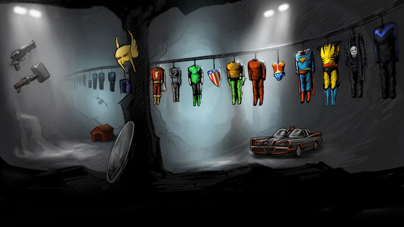 Wonder Woman, Nightwing, Superman, Wolverine, Green Lantern, Collage, Punisher, 1080P, Comics, Shazam (DC Comics), Hawkman