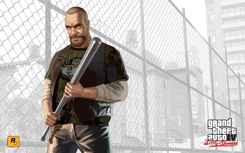 standing, males, adult, Gta 4 lost and damned, mature adult, sport, holding, Baseball bat, day, portrait, architecture, city, 2K, three quarter length