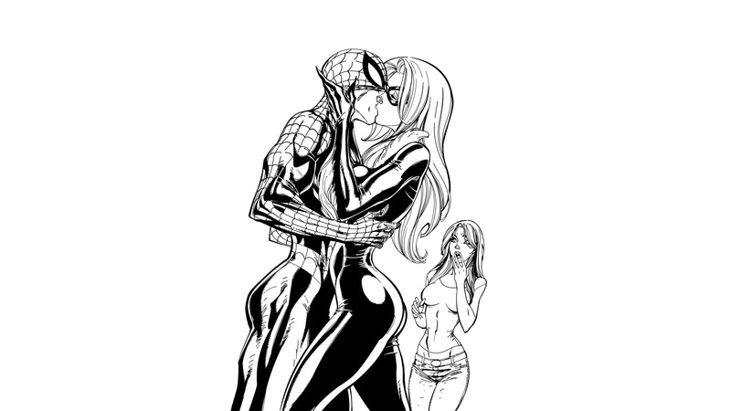 Spider-Man, Black Cat (Marvel Comics), 1080P, Mary Jane Watson