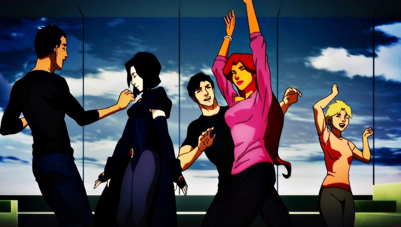 Movie, Long Hair, 1080P, Robin (DC Comics), Coat, Raven (DC Comics), Teen Titans: The Judas Contract, Red Hair, Blonde, Terra (DC Comics), Black Hair