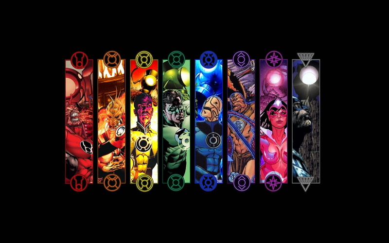 Sinestro Corps, star, red, sinestro, hd, sapphire, corps, atrocitus, indigo, lantern, bla, art, space, blue, tribe, stars, 1080P, green lantern, green