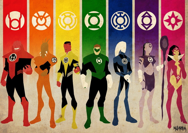 lantern, green, DC comics, art, comics, corps, stars, dc, atrocitus, space, lant, star, sinestro, sapphire, 720P, red, hd, blue, larfleeze, green lantern