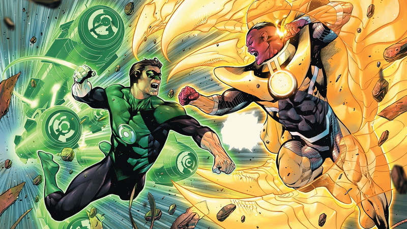 Green Lantern, DC Comics, 1080P, Sinestro, Hal Jordan