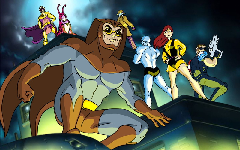 720P, Silk Spectre, Rorschach, Owlman (DC Comics), Ozymandias (Watchmen), Watchmen