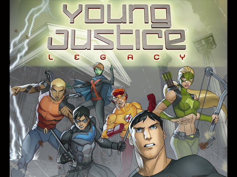 Comics, Young Justice: Legacy, 1080P, Nightwing, Arrowette (DC Comics), Superboy, Miss Martian