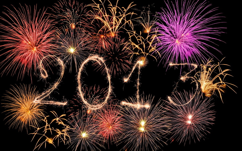 Night, 2013, Happy, Beautiful, New, Year, display, Creative, Sky, Fireworks, 2K
