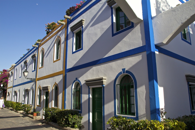 house, plant, sunlight, port, colorful, no people, silent, architecture, romantic, old, idyllic, nature, day, canary islands, holiday, sky, building, spain