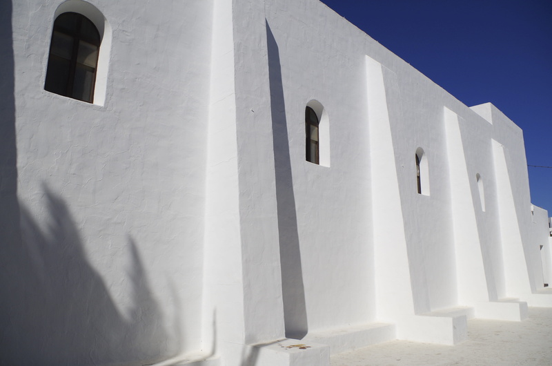 no people, lanzarote, white, building, nature, building exterior, belief, sunlight, sky, spirituality, architecture, place of worship, canary islands, white color