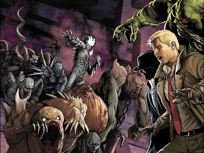 720P, Comics, Constantine (DC Comics), Justice League Dark , Swamp Thing