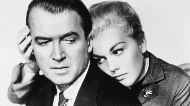 1080P, Kim Novak, Movie, Vertigo, James Stewart