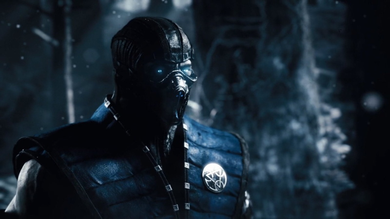 Man, Glowing Eyes, Mortal Kombat, Night, Ninja, Sub-Zero (Mortal Kombat), Blue Eyes, Dark, 1080P, Hood, Mask, Mortal Kombat X