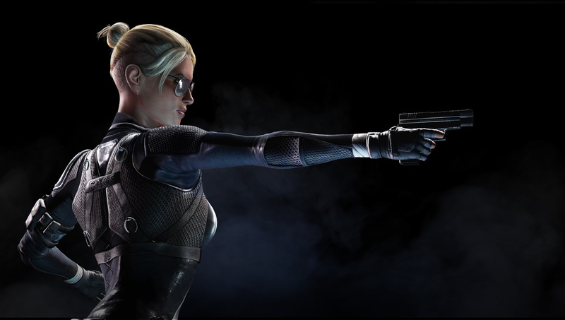 gun, 1080P, Mortal Kombat 10, Cassie Cage, Mortal Kombat X, glasses