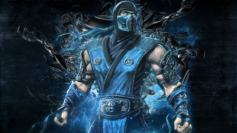 mask, muscle, blue, arts, warrior, uniform, martial, fantasy, subzero, 1080P, mortal, soldier, armor, kombat