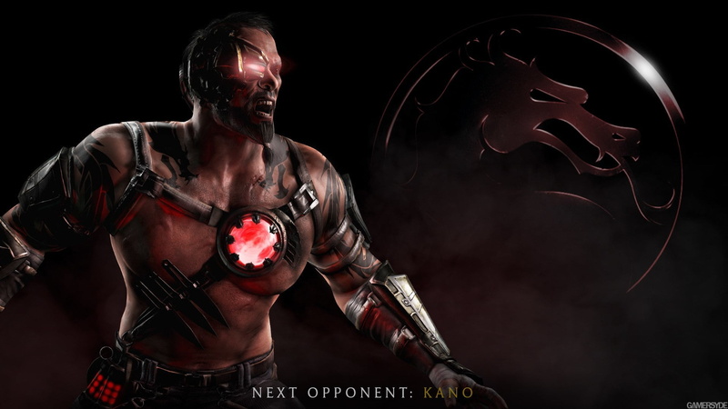 studio Shot, strength, determination, front view, Kano, horror, adult, males, men, standing, mid adult men, Mortal Kombat 10, 1080P, black background