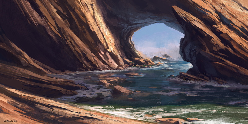 landscape, 1080P, digital art, Andreas Rocha