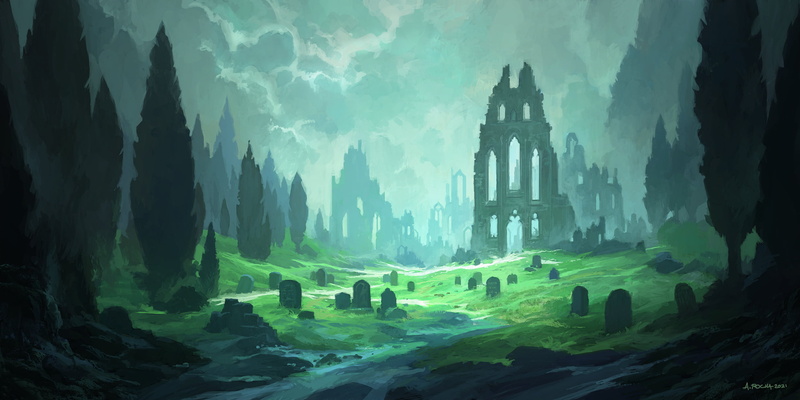 digital art, Andreas Rocha, castle, 1080P, landscape