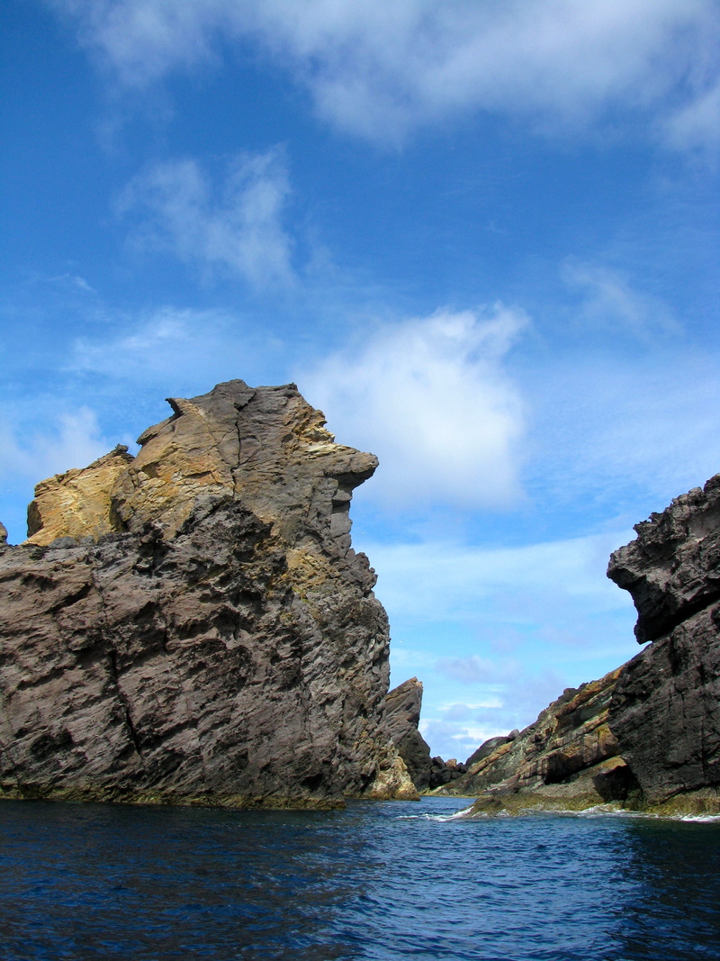waterfront, mar, portugal, outdoors, ocean, oceano, atlântico, cliff, acores, tranquil scene, beauty in nature, 2K, cloud - sky, scenics - nature, day