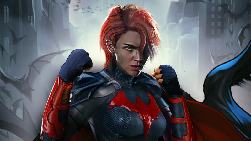 artstation, tv shows, artist, digital art, hd, artwork, superheroes, 1080P, ruby rose, batwoman