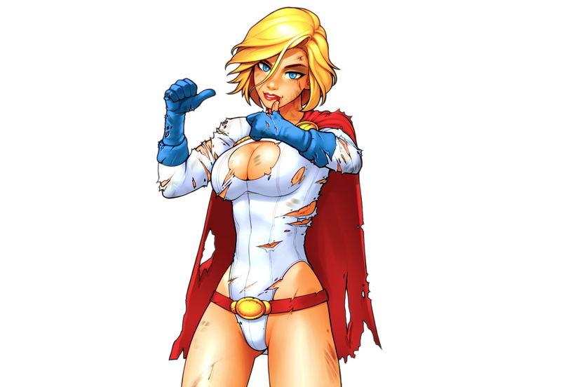Karen Starr, art, body, Kara Zor-L, power girl, chest, DC Comics, 2K, girl