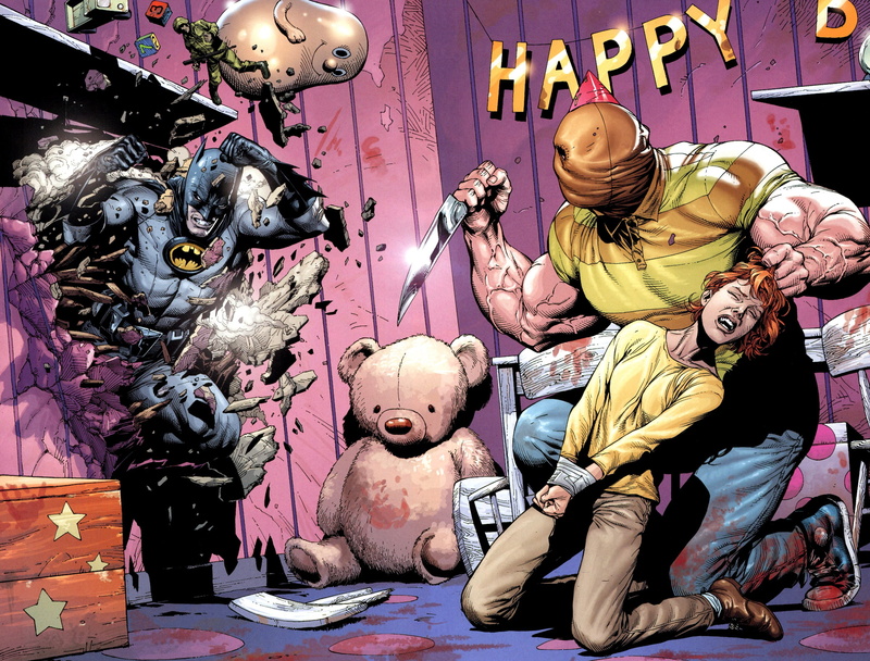 Girl, Dark Knight, Birthday, Killer, Comic, Comics, Villain, DC Comics, Salvation, Knife, Toy, Teddy bear, Murderer, Detective, Hero, The Dark Knight, Mask