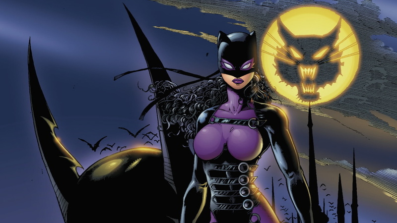 catwoman, colored, hd, cat, 1080P, woman, comics, art