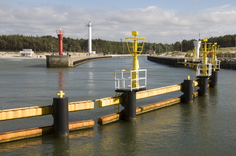 holiday, built structure, outdoors, łeba, transportation, river, holidays, connection, landscapes, pier, mode of transportation, no people, water, railing