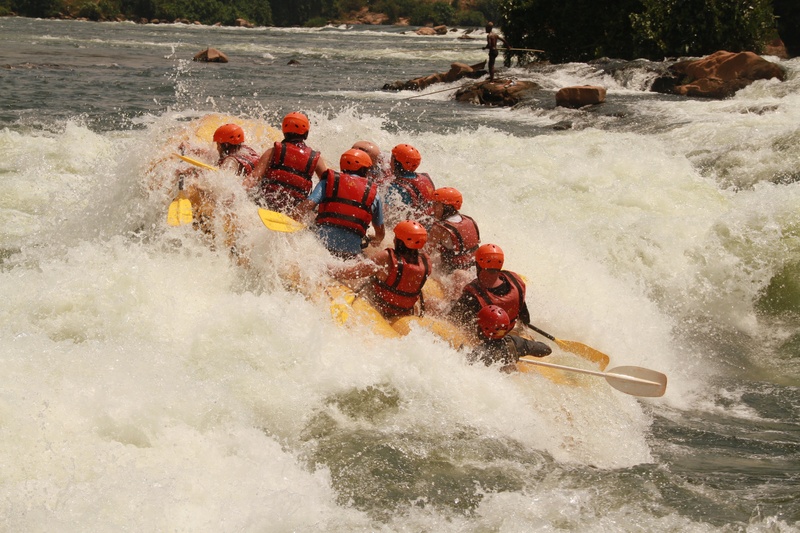 group of people, water, excitement, daytime, adventure, rapid, uganda, africa, sport, people, extreme Sports, competition, effort, speed, helmet, action