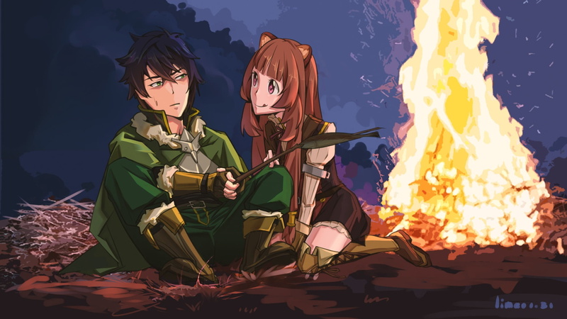 Raphtalia, Tate no Yuusha no Nariagari, 1080P, Iwatani Naofumi, campfire