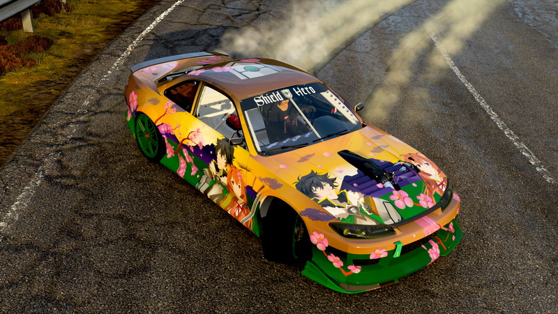 video game art, Raphtalia, livery, Drifting, Japan, anime, Iwatani Naofumi, Nissan 240SX, 1080P, Tate no Yuusha no Nariagari, shield hero, formular drift