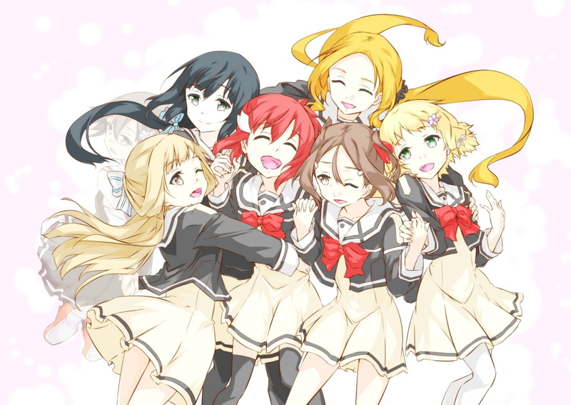 Yuuki Yuuna wa Yuusha de Aru, Miyoshi Karin, Yuki Yuna, Minowa Gin, Anime, 1080P, Inubouzaki Itsuki, Togo Mimori, Inubouzaki Fu, Nogi Sonoko