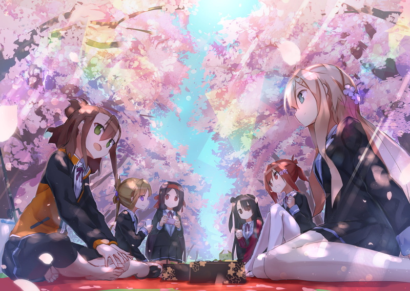 Uesato Hinata, Nogi Wakaba, 1080P, Iyojima Anzu, Koori Chikage, Takashima Yuna, Yuuki Yuuna wa Yuusha de Aru, Anime, Doi Tamako
