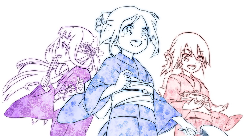 Minowa Gin, Nogi Sonoko, Anime, Yuuki Yuuna wa Yuusha de Aru, 1080P, Togo Mimori