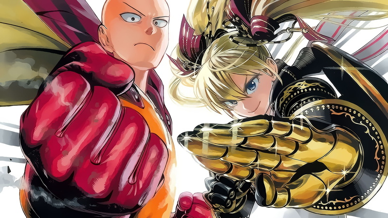 1080P, saitama, genos, anime