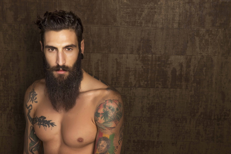 model, Top Fashion Male Models, 5K, Matteo Marinelli, tatoo