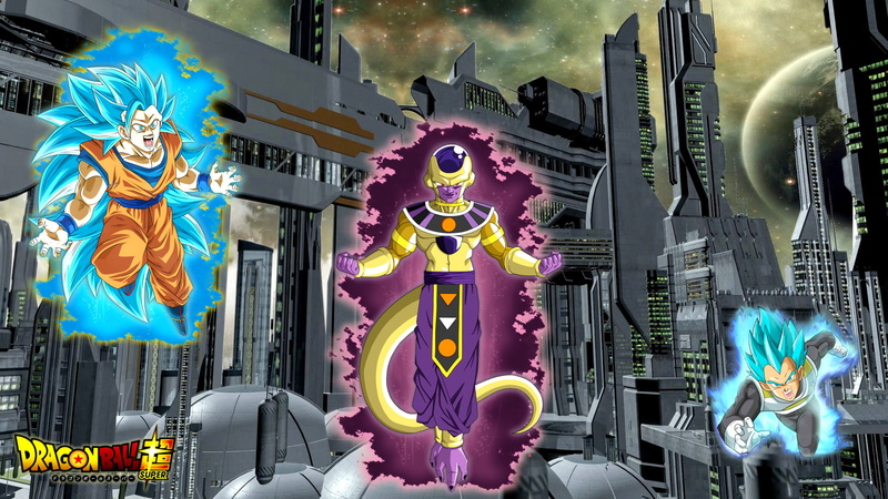 Super Saiyan Blue, Goku, Dragon Ball Super, Vegeta (Dragon Ball), Frieza (Dragon Ball), Dragon Ball, Golden Frieza, 1080P