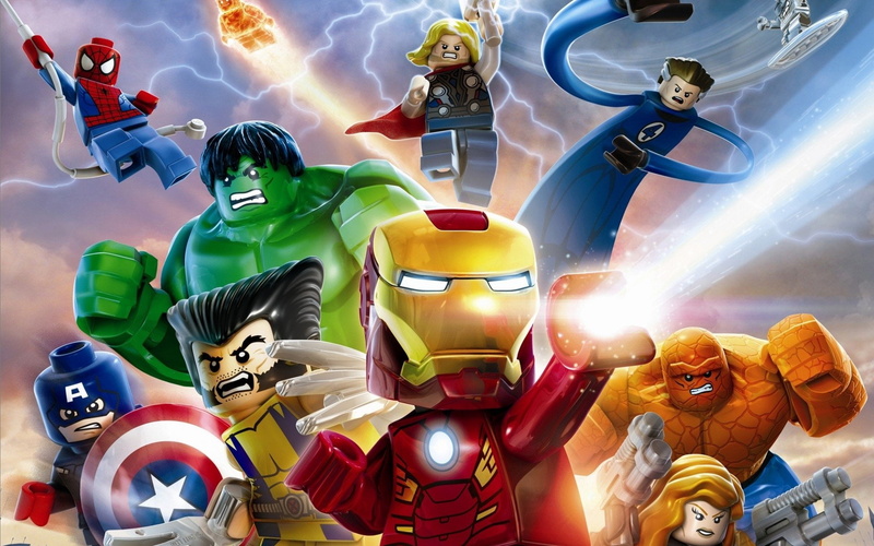 multi colored, large group of objects, LEGO Marvel Super Heroes, avengers, variation, technology, illuminated, Marvel Comics, choice, 1080P