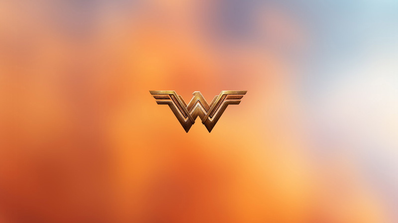 HD, 4K, Minimal, wonderwoman, Wonder Woman, 4K, Logo