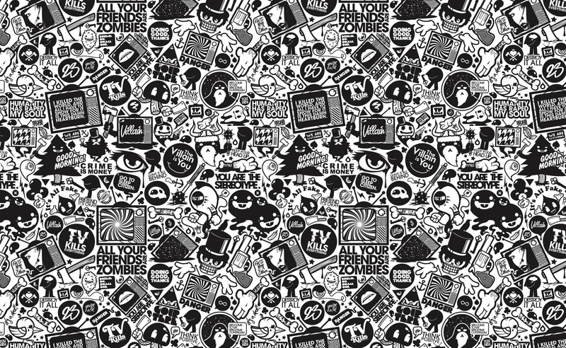 day, full frame, still life, metal, repetition, Characters, black, indoors, text, Cartoons, creativity, white, design, no people, shape, pattern