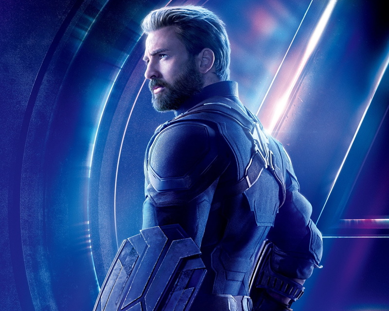 evans, Chris Evans, blue, muscular build, waist up, chris, indoors, performance, low angle view, blue background, young adult, men, 1080P, illuminated