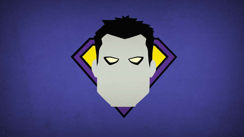 comics, background, villians, bizarro, 1080P, blo0p, purple, minimalistic