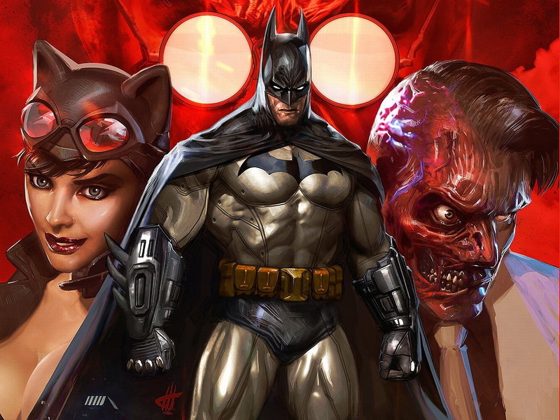human body part, adult, males, waist up, Batman, portrait, men, male likeness, human representation, protection, Hugo Strange, people, Two Face, looking at camera