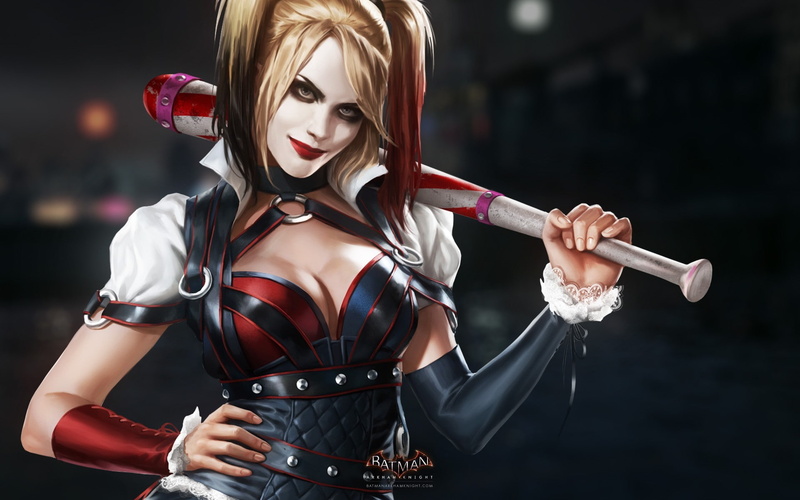 digital art, Harley Quinn, Rocksteady Studios, 1080P, Batman: Arkham Knight, DC Comics, video games