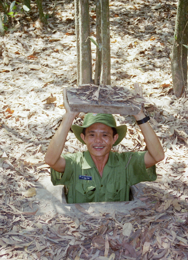 vietcong, tunnels, 2K, emotion, clothing, farmer, one Person, males, cheerful, front view, booby, cu, outdoors, portrait, viet, smiling, color Image, happiness