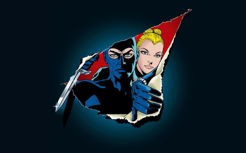 Thief, comics, mask, knife, men, blonde, 1080P, couple, women, Eva Kant, Diabolik, artwork