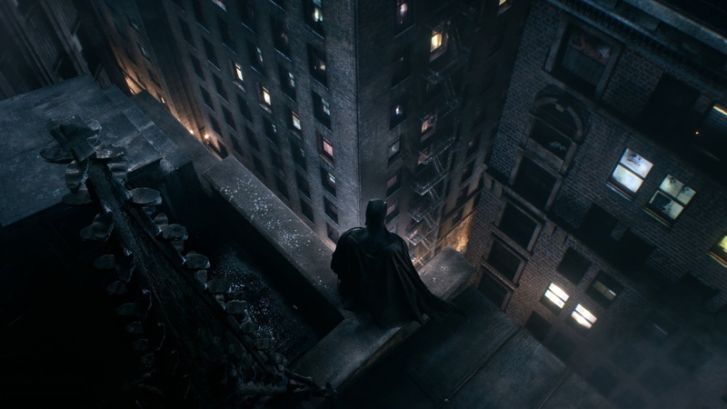 Batman, The Dark Knight, Gotham, Roof, 1080P